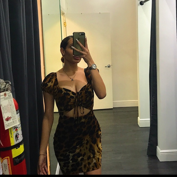 Leopard mini dress - Picture 2 of 3